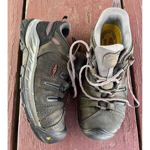 KEEN Utility Flint Low Women's Leather Steel Toe Work Shoes Size 8.5 M